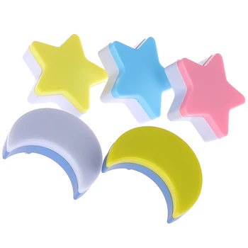 

Sensor Control Mini Star Moon LED Night Light For Dark Night Children Bedroom Bedside Lamp US Plug Baby Sleeping Light