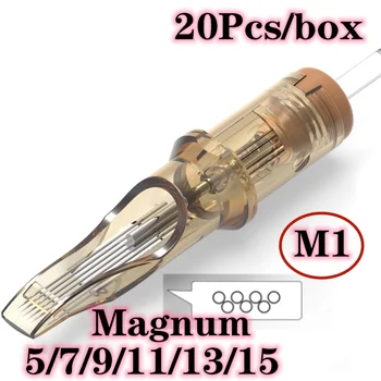 

Newest Boutique Cartridge Tattoo Needle Magnum #10#12 0.3mm 0.35mm 1007M1 1207M1 For Tattoo Machine 20Pcs/box Free fast Shipping
