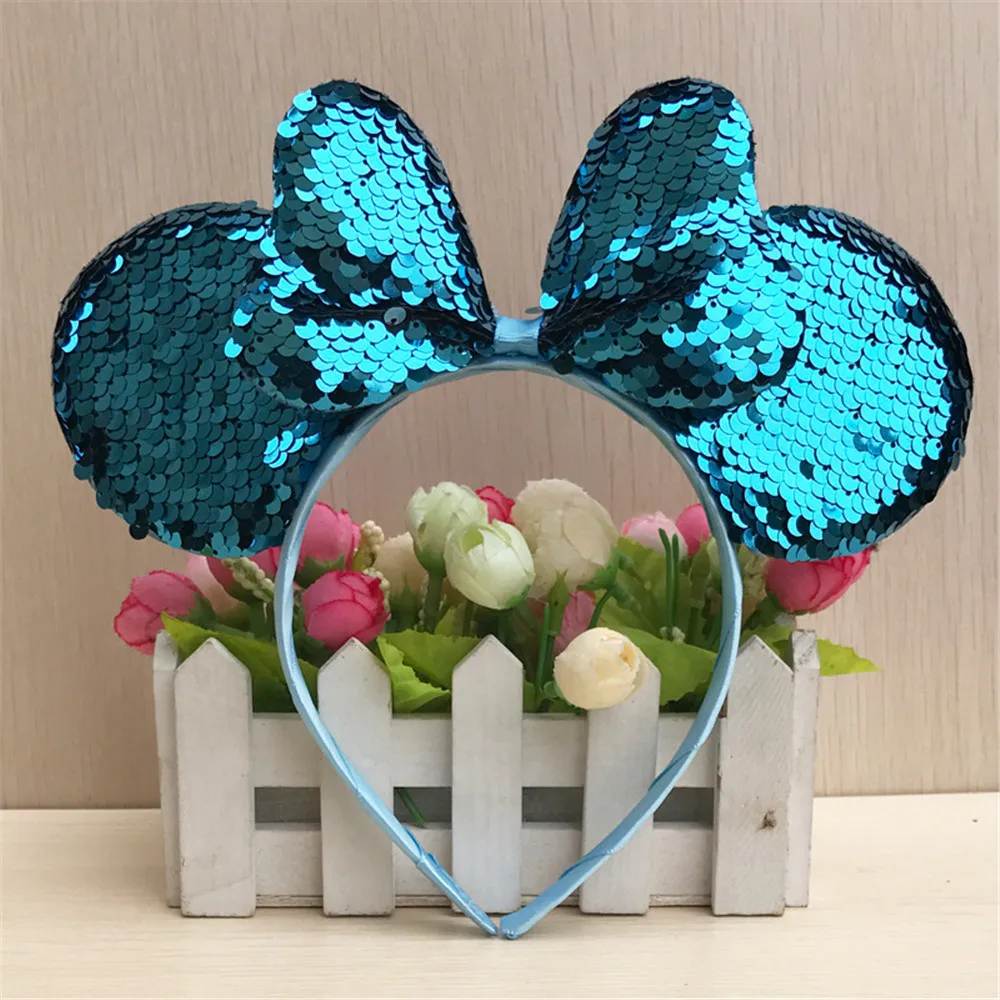 ZAFILLE Lovely Hairbands Minnie Ears Girl Hair Band For Photo Shoot Birthday Party Headwear Photography Girls Hair Accessories baby accessories bag	