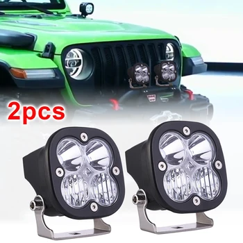 

2PCS 50W Car Motorcycle LED Light bar Pods Spot Flood Combo Lamp Off Road Durable Work Driving lights Bulb