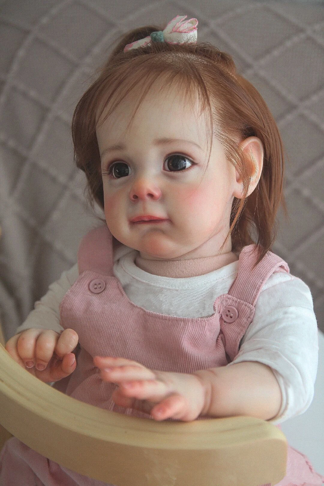 

Top Quality Reborn Toddler Girl Maggie doll 24 inch 60cm Realistic silicone baby doll toys for children gift