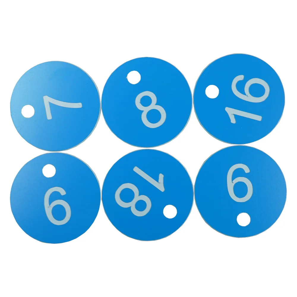 Round Number Tag Beekeeping Beehive Husbandry Farm Numbered Label Livestock Breeding Animal Markers Classification Sign