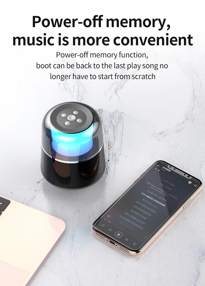 A68 Bluetooth динамик высокой громкости сабвуфер звук портативный 3D объемный домашний открытый беспроводной красочный светильник высокое качество звука