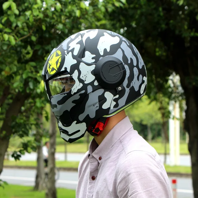 Ironman – casque de Moto repliable pour hommes, visage complet ABS, cross -  AliExpress