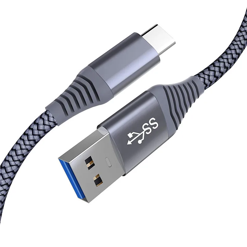 1,8 м Тип USB C к USB 3,0 Синхронизация данных Быстрая зарядка кабель для samsung S10 note10/huawei mate20 P30/Xiaomi Mi8/OPPO R17/vivo NEX