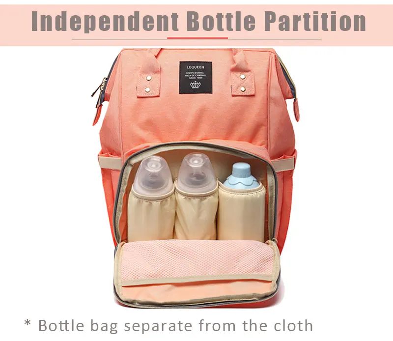 Сумка для подгузников Lequeen, сумка для ухода за ребенком, полосатая Сумка для беременных, дорожная сумка для подгузников, органайзер, водонепроницаемая Лоскутная сумка для беременных