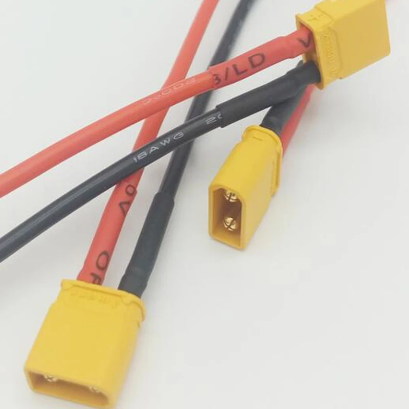 5 пар Amass XT30 XT30U Штекерный гнездовой разъем w/ 100 мм 16AWG или 18AWG силиконовый провод