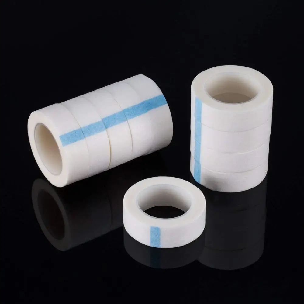 2 6 Roll Isolation Tape Cushion Eyelids Eyelash Extension Lint Free Grafting Under Patches Paper For 2