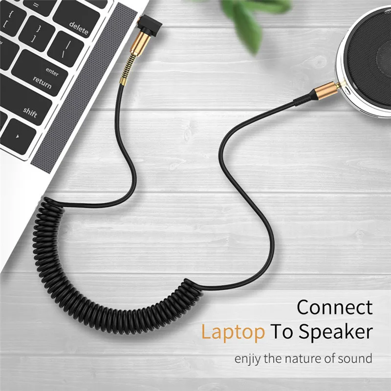 Speaker Line Jack 3.5 Audio Cable 3.5mm for iPhone 11 Pro Max Samsung Car Headphone Audio Cable Audio Speaker Cable