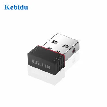 

KEBIDU Mini USB 2.0 150Mbps Wifi Network Adapter Receiver Network LAN Card PC USB Wireless Network Card Ralink RT5370