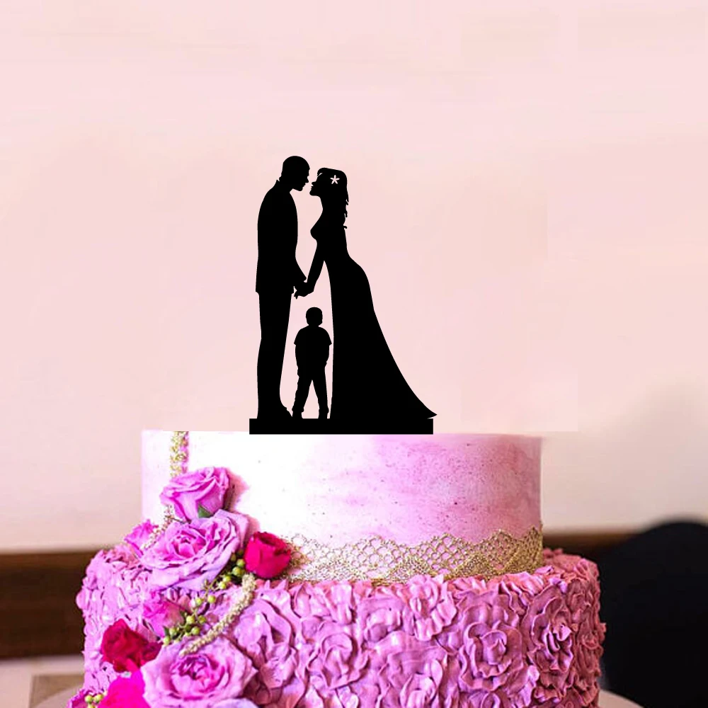 Family Style Cake Topper Wedding Party Family Party Anniversary Bridal Shower Decorations Kids Gift cake decor Rustic Wedding (10)