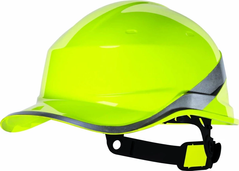 США сток Delta Plus алмаз V UP защитный шлем Hi Vis строителей жесткая шляпа с подбородком ремень