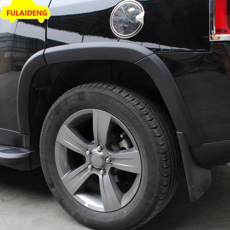 10 шт. для Jeep Compass 2011- передние и задние уширители крыла крышка протектор литья автомобиля Стайлинг Аксессуары