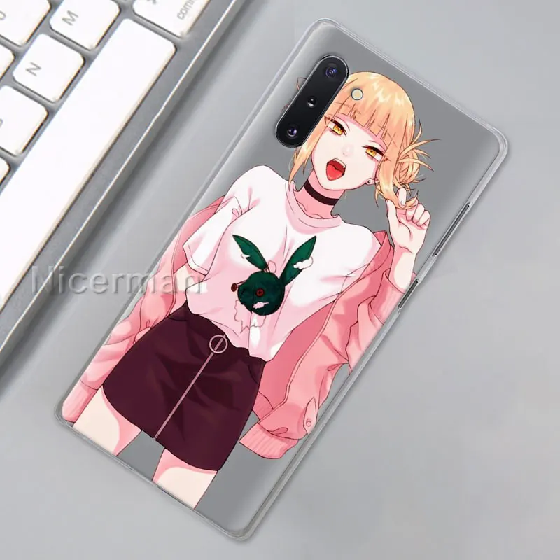 Чехол для телефона My hero Academy Himiko Toga для samsung Galaxy S10e S10 Plus S8 S9 Note 10 Plus 8 9 S6 S7 Edge Твердый Чехол