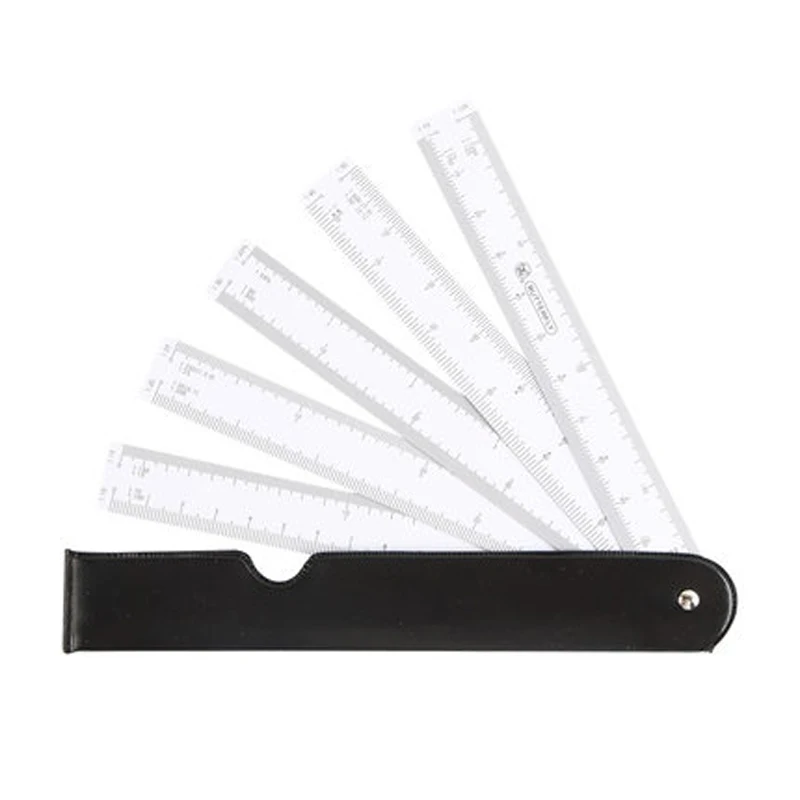 Multifunctional Ruler Butterfly Fan Design Drawing Tool Folding Scale Various Proportions | Канцтовары для офиса и дома