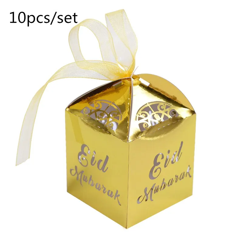 B01 1 комплект баннер «Happy Eid mubarak» Бумага висячий десерт торт топпера, конфетная Подарочная Коробки для исламский мусульманский ИД DIY вечерние деко принадлежности - Цвет: B01