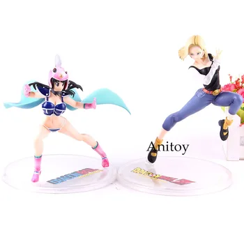 

Anime Dragon Ball Gals Action Figure Android 18 Chi-Chi PVC Collection Model Toy Dragonball Z ChiChi lazuli Fighting Ver.