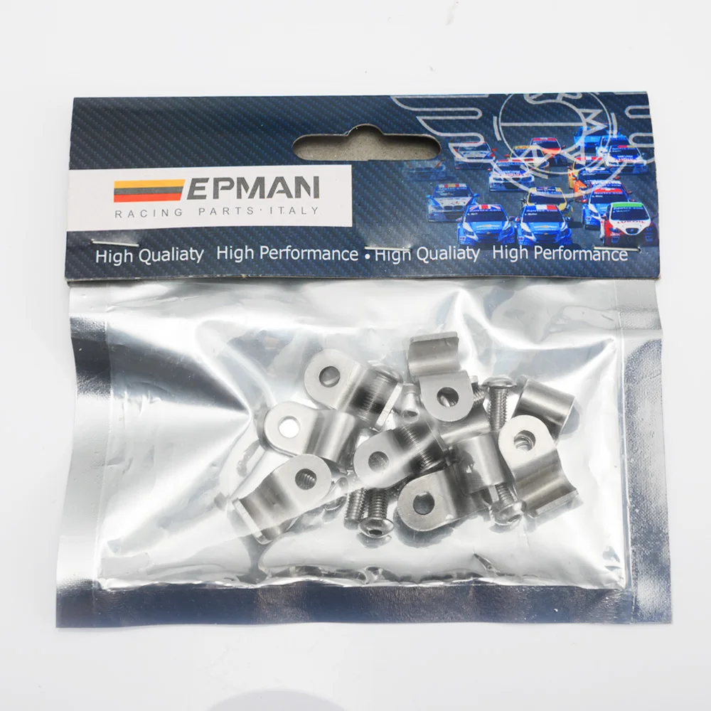 EPMAN хомуты из нержавеющей стали 3/"& 3/16"& 1/" 1 упаковка модифицированные подходит для топливной линии, воздуха, электрических, тормозных линий EPLC3375