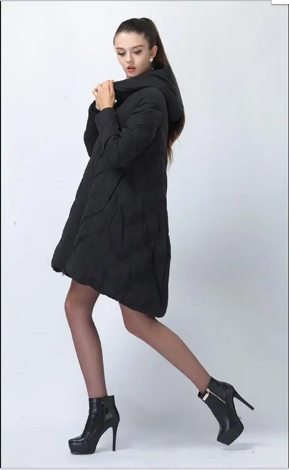 nouveau manteau de capuchon de mme manteau epais de style europeen et amercain de grands yards