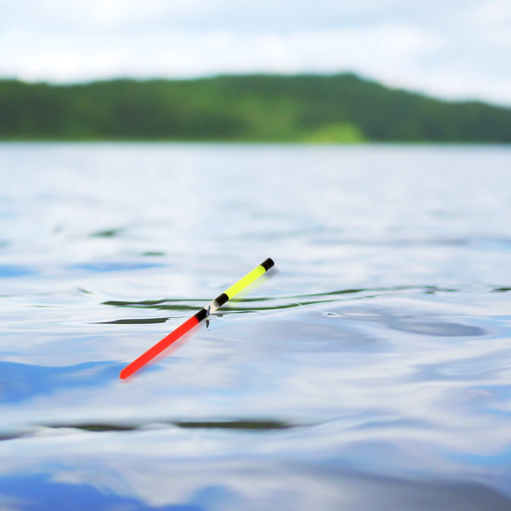 100Pcs Plastic Long Tail Vert Fishing Float Floating Stick Tube Sports Fishing Float Tube For Fishing Accessories