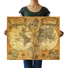 [A1138] диаграммы D-Ностальгический ретро плакат из крафт-бумаги экран для помещений кафе декоративная живопись