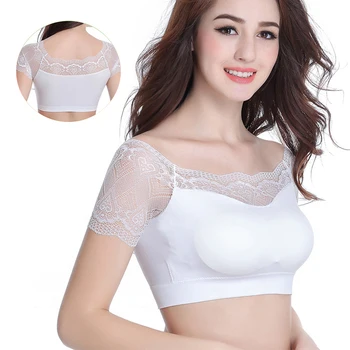 

Hot Sale Women Seamless Strapless Bra Push Up Vest Bralette Female Underwear Soft Comfortable Wirefree Sleep White Lace Bra