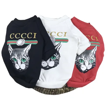 

Pet Dog Clothes, Luxury Dog Clothes for Small Dogs,Autumn and Winter Teddy French Bulldog Cat round Neck Casual Clothes Sweater