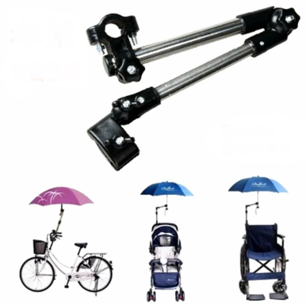RotatableBikeUmbrellaHolderAdjustableStrollerGolfBuggyCart