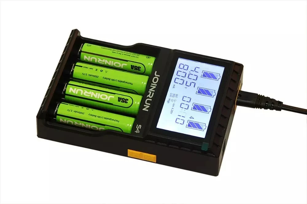 S4 lcd carregador de bateria dc12v 2a saída 4.35 v 4.2 v 3.6 v carregador para 18650 26650 17650 14650 12650 aa aaa li-ion nimh Li-FePO4