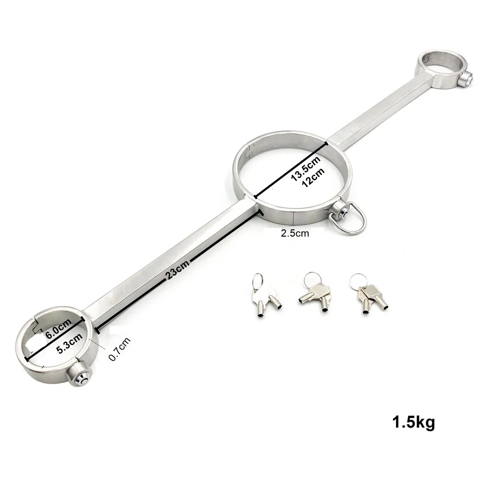 新款按压锁一字型枷尺寸图