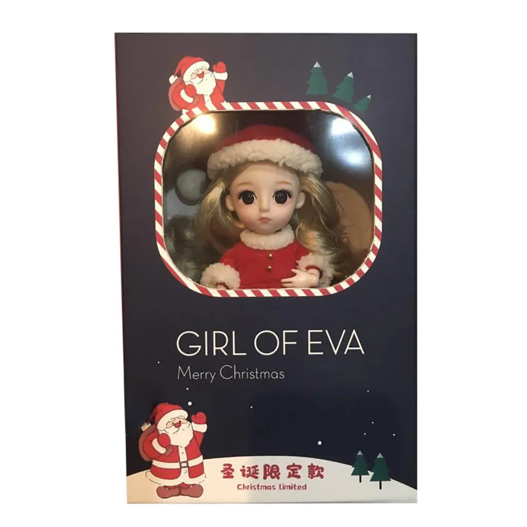 Детская игрушка Рождественский подарок красный EVA Рождественские куклы 15 см мягкое тело моделирование 3D куклы детские игрушки рождественские подарки