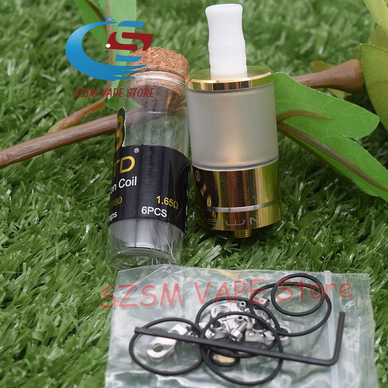 gold and wire Распылитель dvarw mtl rta diamond bellcap с AFC воздушным потоком 316 из нержавеющей стали 22 мм Ремонтопригодный резервуар - Цвет: gold and wire