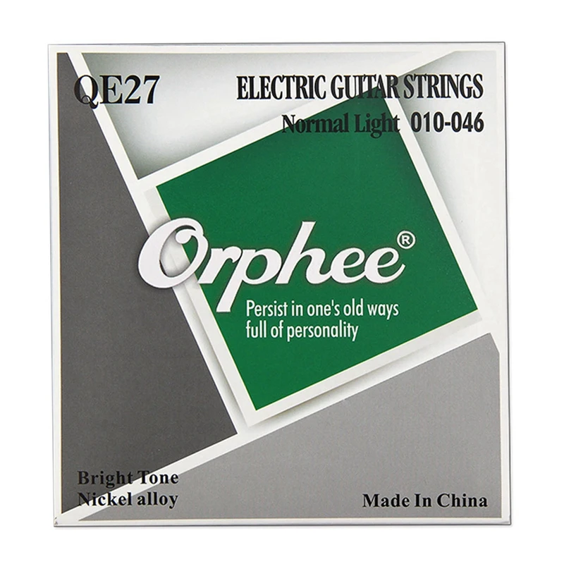 Orphee 10 набор профессиональных гитарных струн QE27 покрытые никелем Струны для электрогитары Замена
