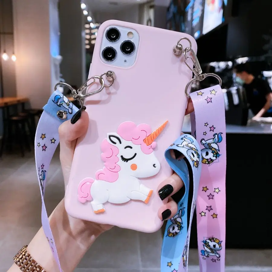 xiaomi leather case design Dành Cho Xiaomi Redmi 9A Ốp Lưng Redmi 9C Fundas Redmi 9 Bao Dây Silicone Nắp Cho Xiaomi Redmi 9 Note 9 Pro Kỳ Lân Mềm Mại Ốp Lưng best flip cover for xiaomi Cases For Xiaomi