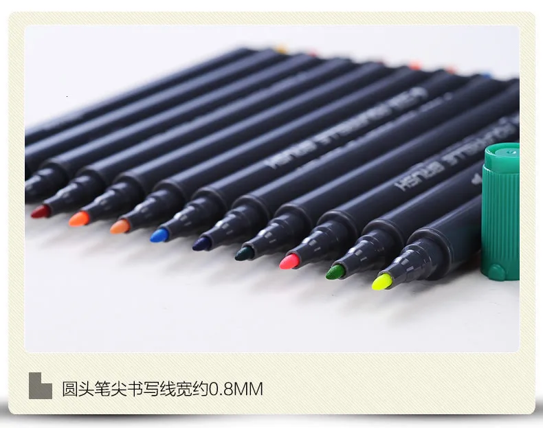 STA 80 цветов набор чернил на водной основе ручки, маркеры для рисования с двойным наконечником кисть маркер ручка для рисования Графический манга товары для рукоделия