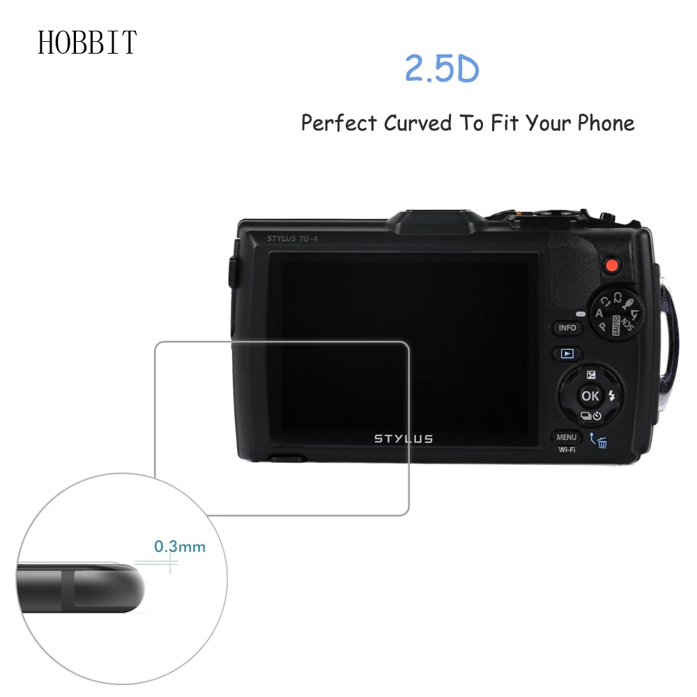 Для Olympus TG-5 TG5 TG4 TG-4 жесткая TG-3 TG3 водонепроницаемая цифровая камера 0,3 мм 9H прозрачная защитная пленка из закаленного стекла для ЖК-экрана