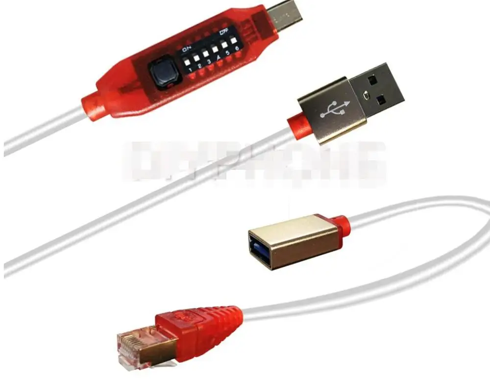 

Micro USB RJ45 Multi in One Starter Cable with 6 Switch Buttons for GSM Multifunction Cable for Phone Repair Tool