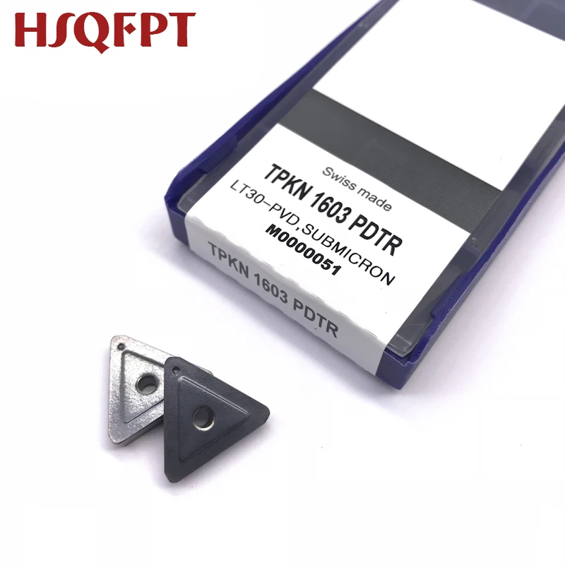 10 шт. TPKN1603PDTR LT30 фреза Инструменты долбежные плеча карбида вставки CNC обрабатывающий центр точности полуотделки