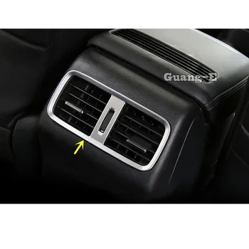

For Honda CRV CR-V 2012 2013 2014 Car Styling Stick Garnish Cover Trim ABS Chrome Rear Upside Air Conditioning Outlet Vent 1pcs