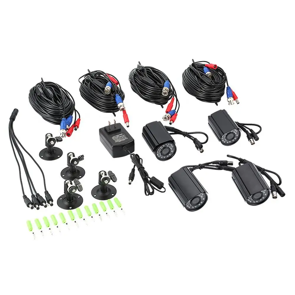 

4PCS 720/1080P AHD Waterproof CCTV Camera Kit IR CUT 30 LED Lamps Security Cameras Outdoor For CCTV System Kit