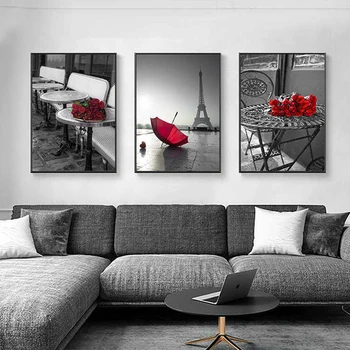 

Red Rose umbrella diy 5d diamond painting full square round drill diamond embroidery mosaic triptych diy craft supplies AA2648