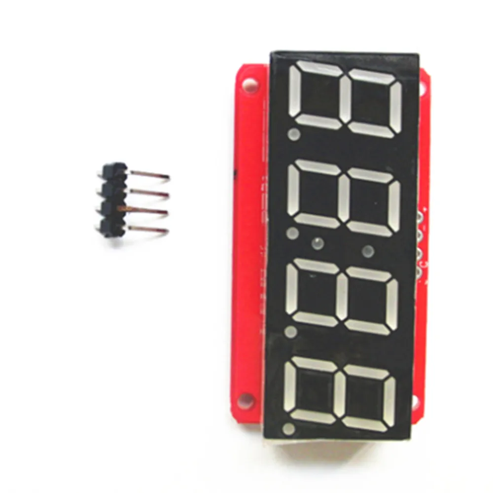 Free shipping Good quality red pcb board 7-Segment Backpack 4-Digit digital tube 0.56 inch LED module
