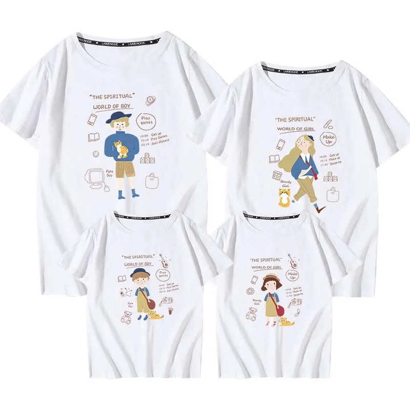 Футболка детская для мальчиков и девочек летняя | Мать ребенок