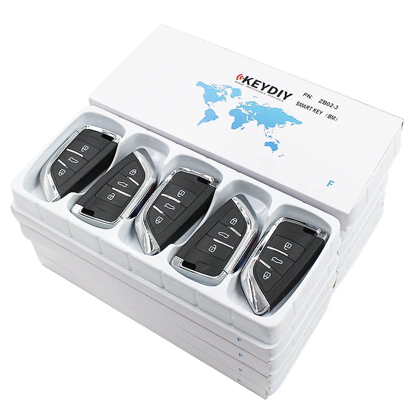 KEYDIY 3 кнопки Универсальный умный ключ ZB02-3 Автомобильный ключ дистанционного замена для KD900 KD-X2 Mini KD подходит для более 2000 моделей