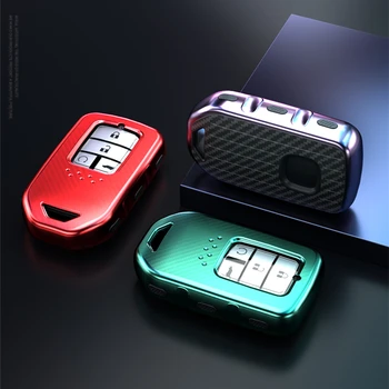 

Car Key Case Cover TPU For Honda Accord EX EXL Civic Crv Crz Hrv Pilot Ridgeline 2016 2017 2018 Keychain Car Key Holder Covers