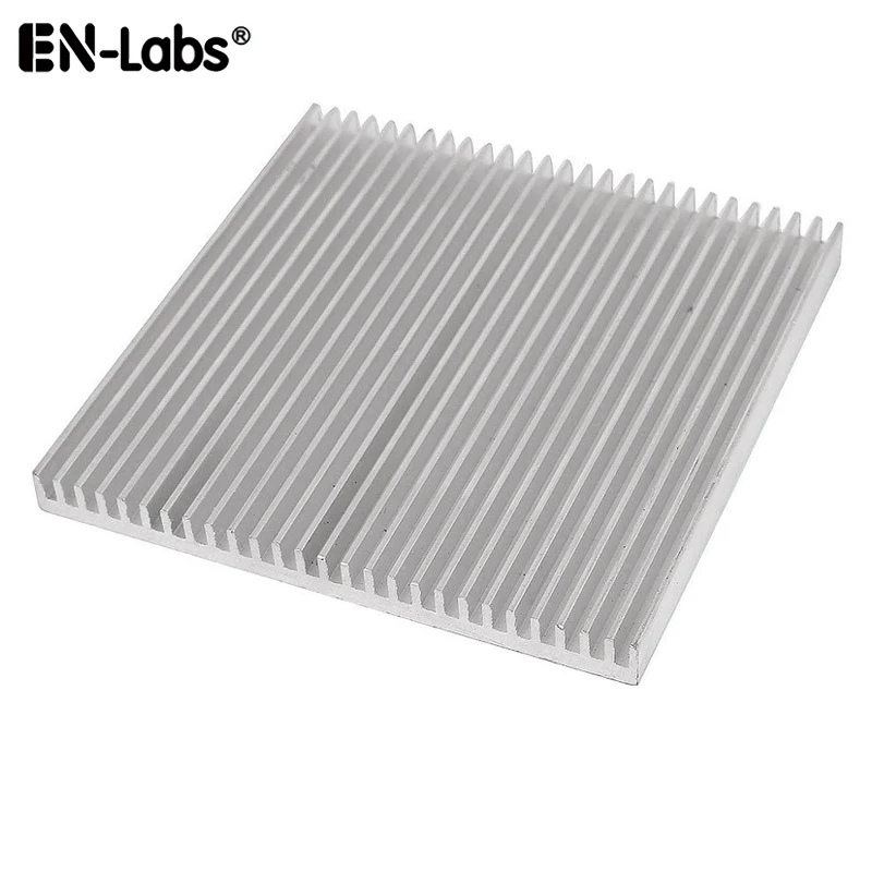 100x100x18mm Heat Sink Aluminum Radiator Cooling Fin For CPU IC LED Power Fine 