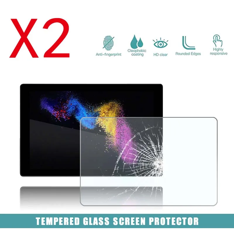 

2Pcs Tablet Tempered Glass Screen Protector Cover for Chuwi HiPad Tablet Full Coverage Anti-Scratch Explosion-Proof Screen