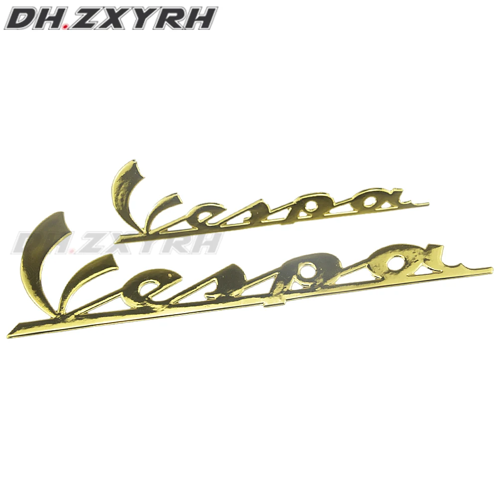 Наклейка на мотоцикл с 3D эмблемой s для PIAGGIO Vespa GTS300 LX125 LX150 125 150 Ie Sprint Primavera 300 LX LXV супер наклейка - Цвет: Golden