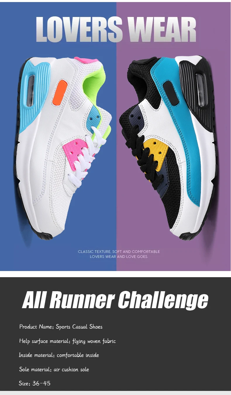 Sxclaee Air Cushion Men Casual Shoes Breathable Comfortable Mesh Lining Sneakers Sweat-absorbent Deodorant Sports Shoes Size 47