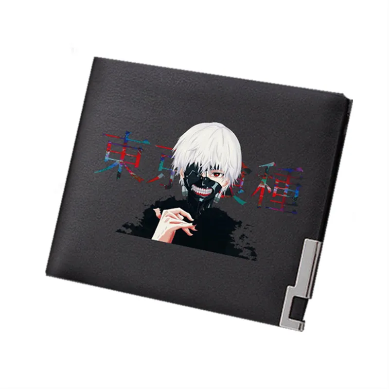 Японское аниме Токийский Гуль Kaneki Ken косплей мужской короткий кошелек студенческий модный кошелек из искусственной кожи кошелек мультфильм Id держатель для карт